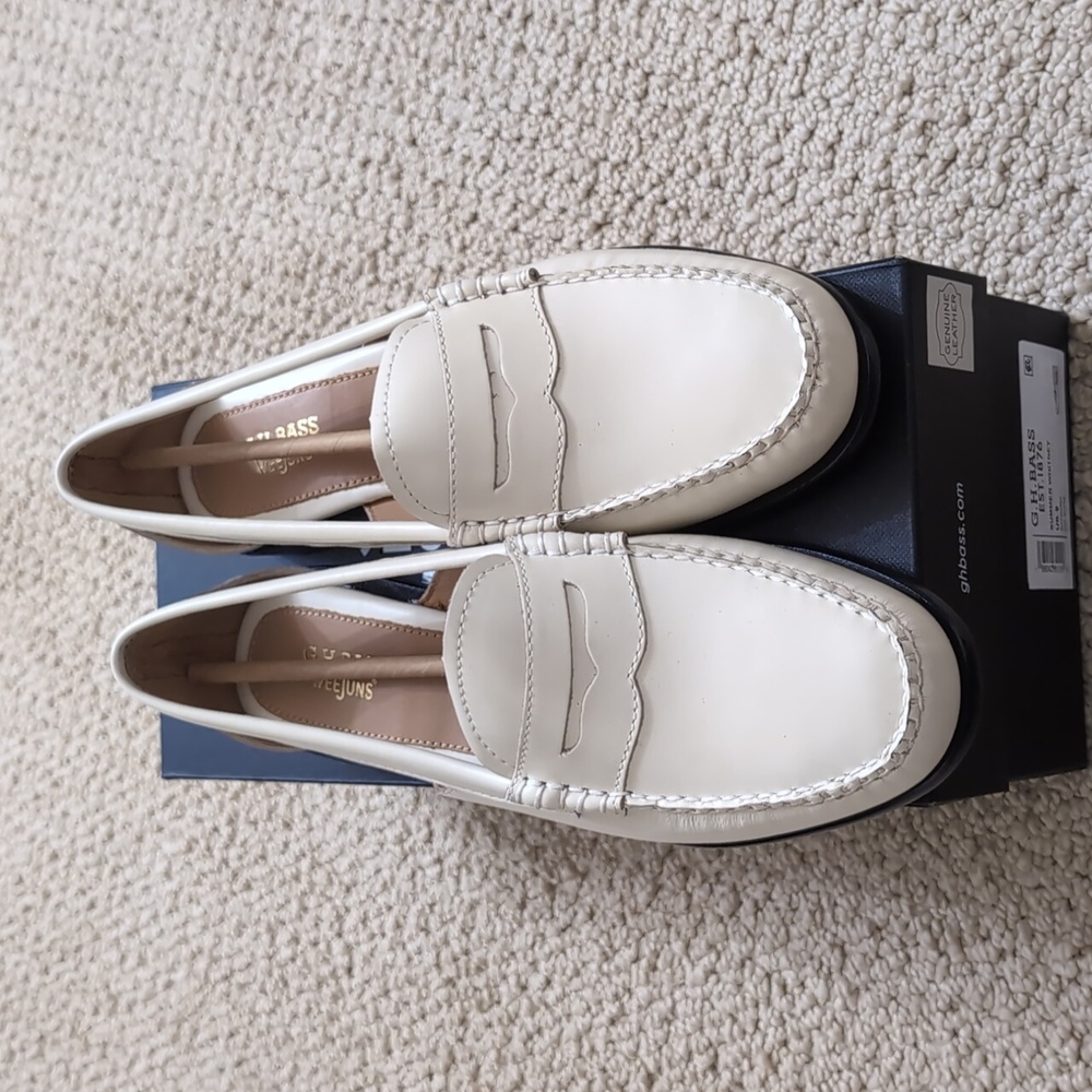 New G.H. Bass Weejuns Summer Whitney Loafers